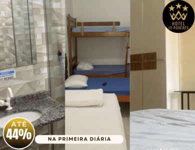 Sua parada estratégica em LEM | Descontos de até 44% no Hotel III Poderes!
