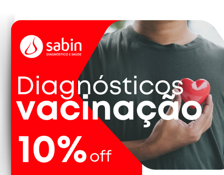 Diagnósticos e Vacinação com 10% Off